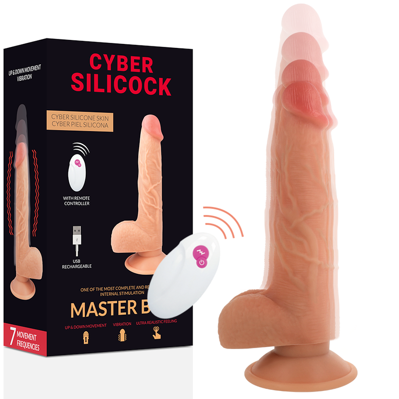 Cyber Silicock Remote Control Realistic Master Ben 23.88 Cm -O 4.3 Cm | Niks.fi verkkokauppa