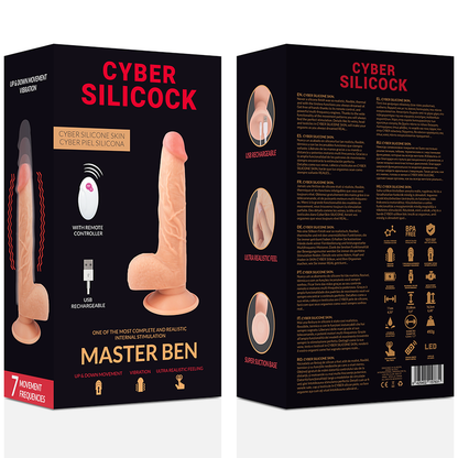 Cyber Silicock Remote Control Realistic Master Ben 23.88 Cm -O 4.3 Cm | Niks.fi verkkokauppa