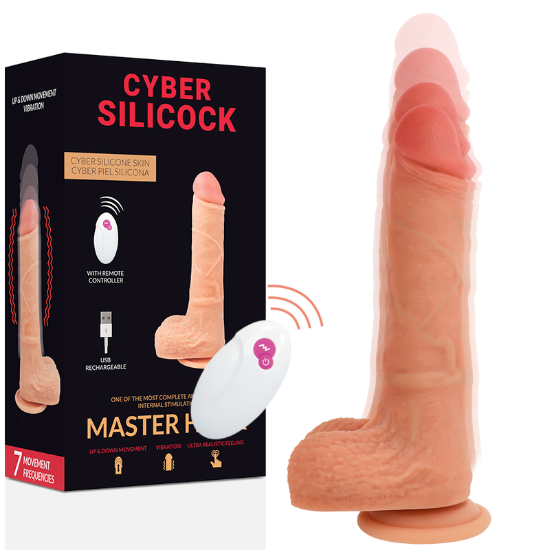 Cyber Silicock Remote Control Realistic Master Huck 20.9 Cm -O 4 Cm | Niks.fi verkkokauppa