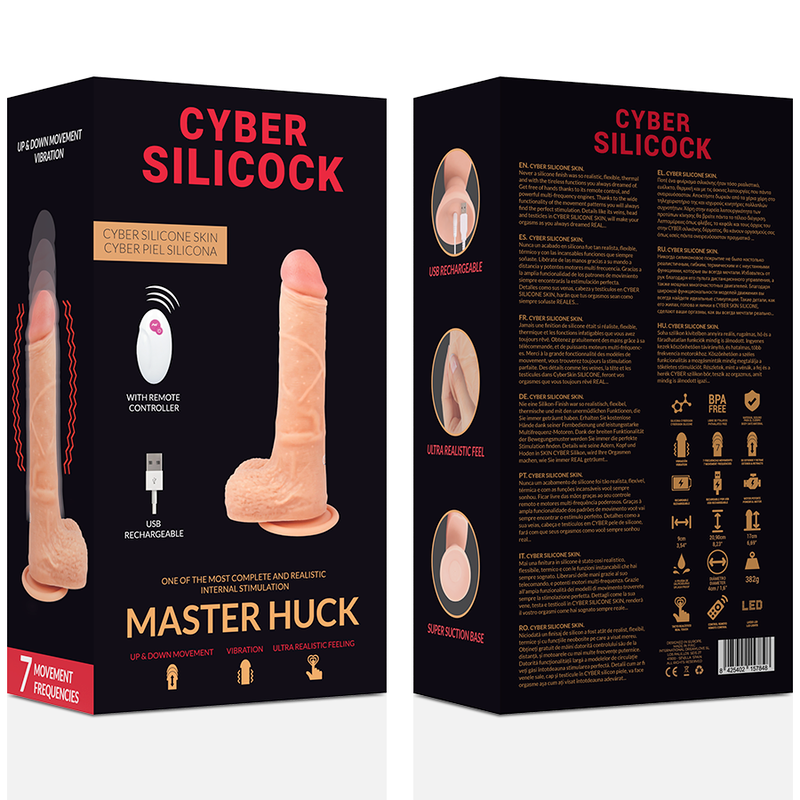 Cyber Silicock Remote Control Realistic Master Huck 20.9 Cm -O 4 Cm | Niks.fi verkkokauppa