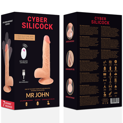 Cyber Silicock Remote Control Realistic Mr John 23.88 Cm -O 4.3 Cm | Niks.fi verkkokauppa