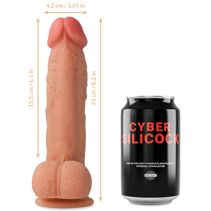 Strap-On Saul Liquid Silicone With 3 Rings Free 15.5 Cm -O4.2 Cm | Niks.fi verkkokauppa