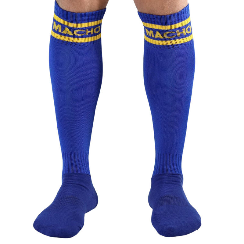 Macho Long Socks One Size Blue | Niks.fi verkkokauppa