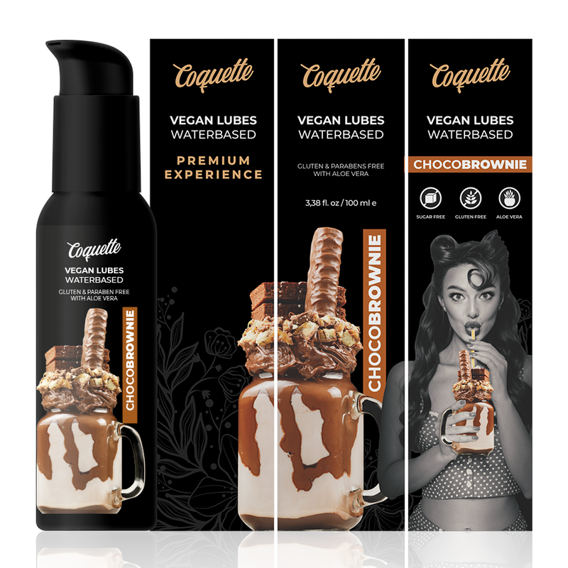 Coquette Chic Desire Premium Experience Vegan Chocobrownie Lubricant 100Ml | Niks.fi verkkokauppa