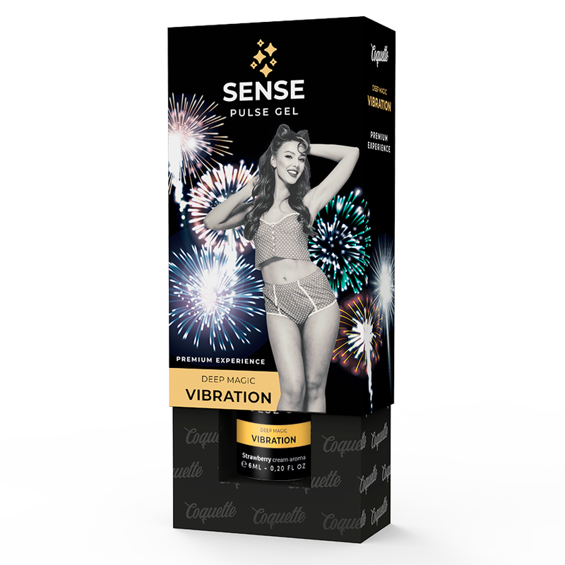 Coquette Chic Desire Pulse Strawberry Vibration Gel Premium Liquid 6Ml | Niks.fi verkkokauppa