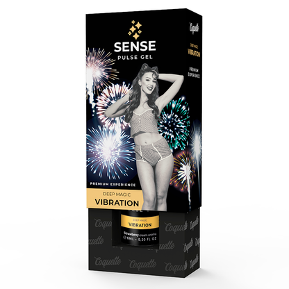 Coquette Chic Desire Pulse Strawberry Vibration Gel Premium Liquid 6Ml | Niks.fi verkkokauppa