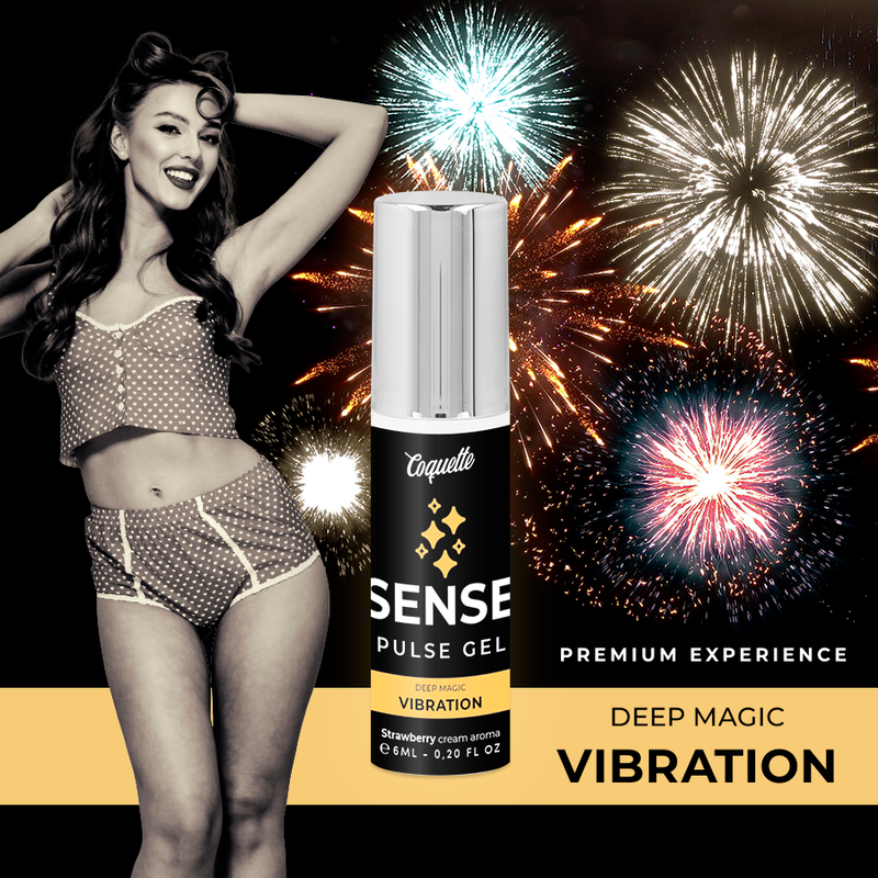 Coquette Chic Desire Pulse Strawberry Vibration Gel Premium Liquid 6Ml | Niks.fi verkkokauppa
