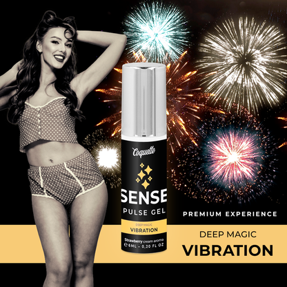 Coquette Chic Desire Pulse Strawberry Vibration Gel Premium Liquid 6Ml | Niks.fi verkkokauppa