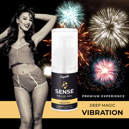 Coquette Chic Desire Pulse Strawberry Vibration Gel Premium Liquid 15Ml | Niks.fi verkkokauppa