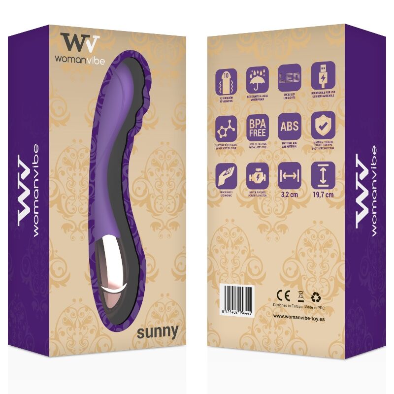 Womanvibe Sunny Silicone Rechargeable Vibrator | Niks.fi verkkokauppa