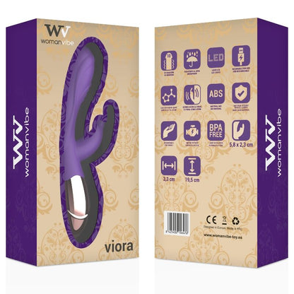 Womanvibe Viora Silicone Rechargeable Vibrator | Niks.fi verkkokauppa