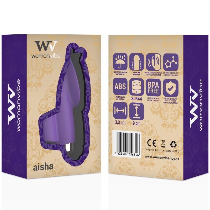 Womanvibe Aisha Silicone Stimulator Finger | Niks.fi verkkokauppa