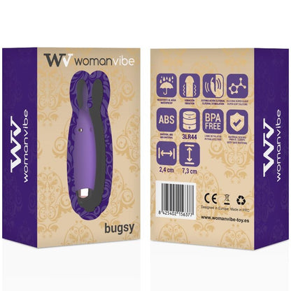 Womanvibe Bugsy Silicone Rabbit Stimulator | Niks.fi verkkokauppa