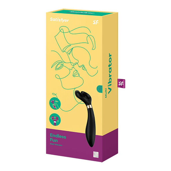 Satisfyer Endless Fun Multi Vibrator 3 Black | Niks.fi verkkokauppa