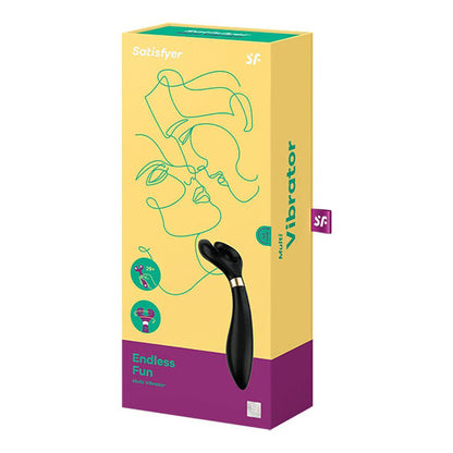 Satisfyer Endless Fun Multi Vibrator 3 Black | Niks.fi verkkokauppa