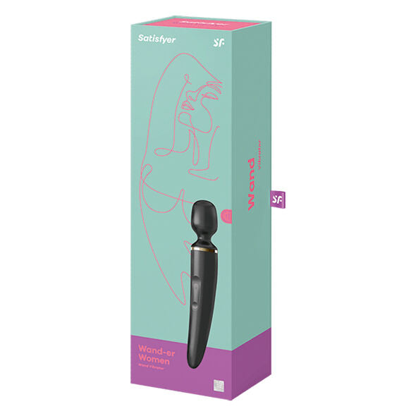 Satisfyer Wand-Er Woman Black | Niks.fi verkkokauppa