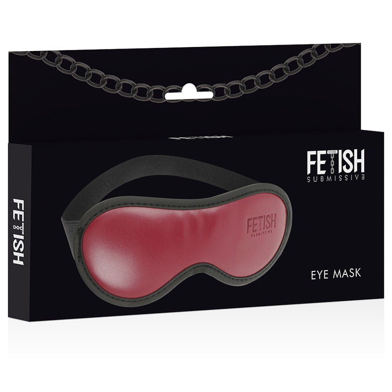 Fetish Submissive Dark Room Vegan Leather Mask With Neoprene Lining | Niks.fi verkkokauppa