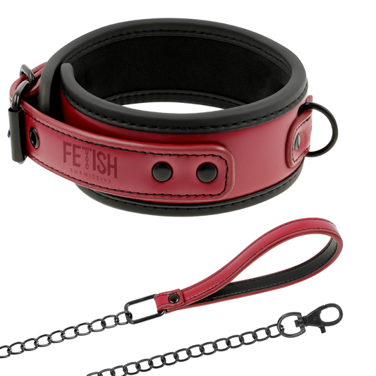 Fetish Submissive Dark Room Neoprene Lining Chain Necklace | Niks.fi verkkokauppa