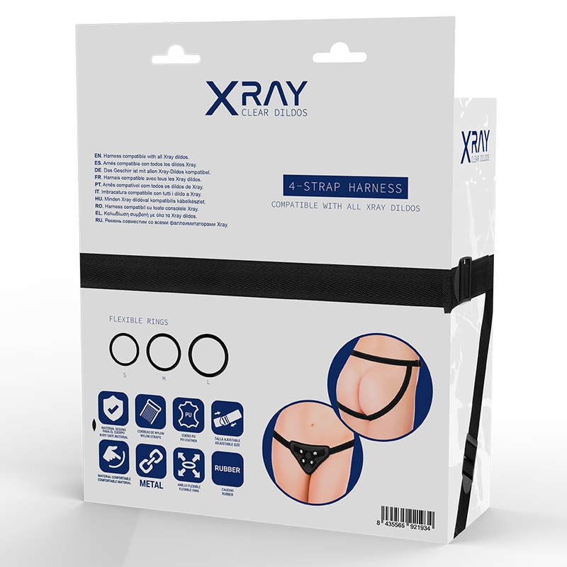 X Ray Harness With Silicone Rings | Niks.fi verkkokauppa