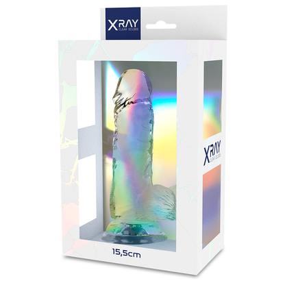 X Ray Harness + Clear Cock With Balls 15.5 Cm -O 3.5 Cm | Niks.fi verkkokauppa