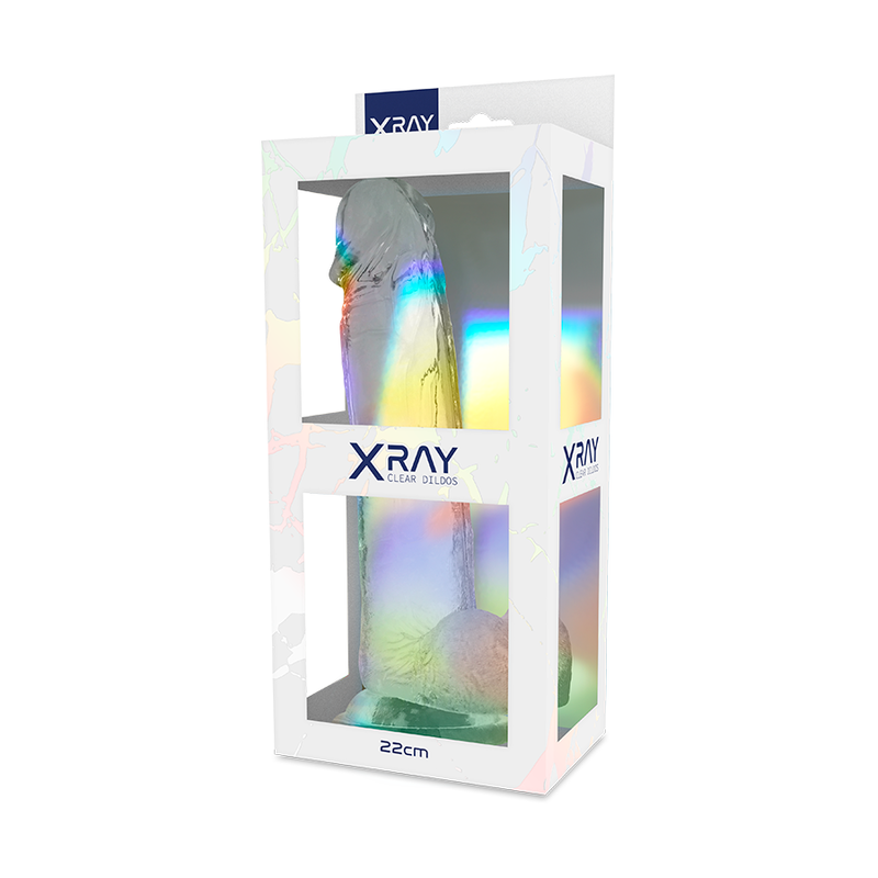 X Ray Harness + Cock With Balls 22 Cm -O 4.6 Cm | Niks.fi verkkokauppa
