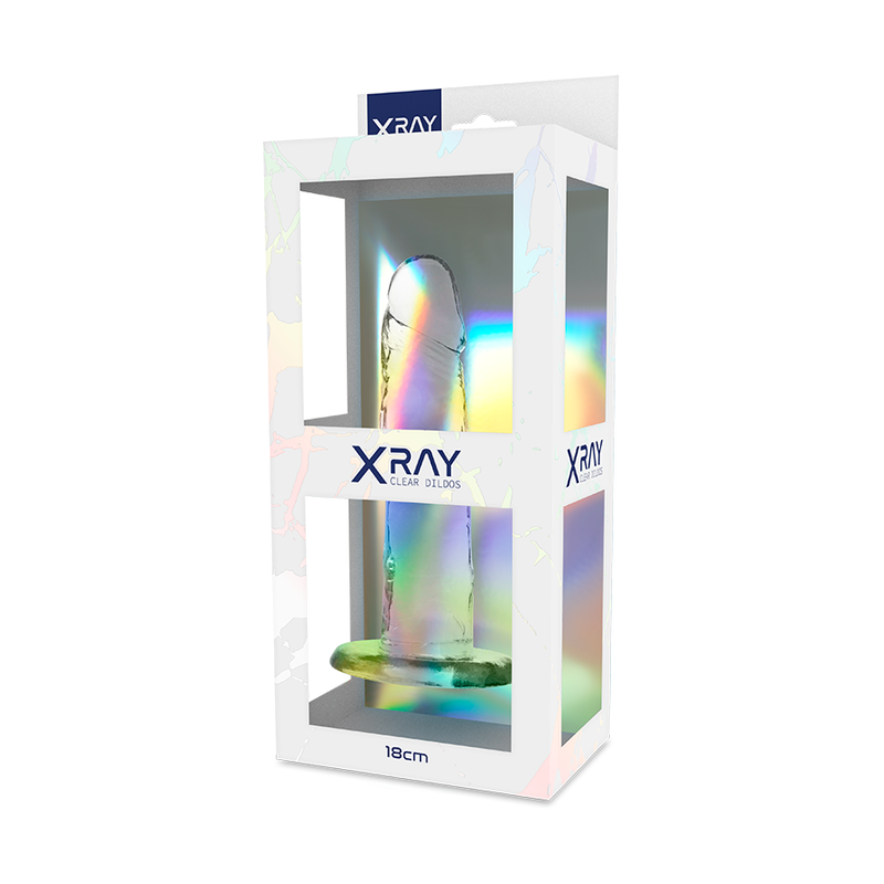 X Ray Harness + Clear Cock 18 Cm -O 4 Cm | Niks.fi verkkokauppa