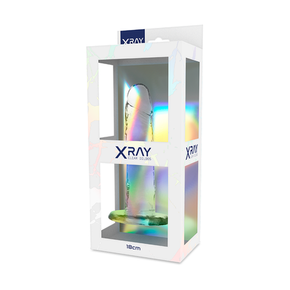 X Ray Harness + Clear Cock 18 Cm -O 4 Cm | Niks.fi verkkokauppa