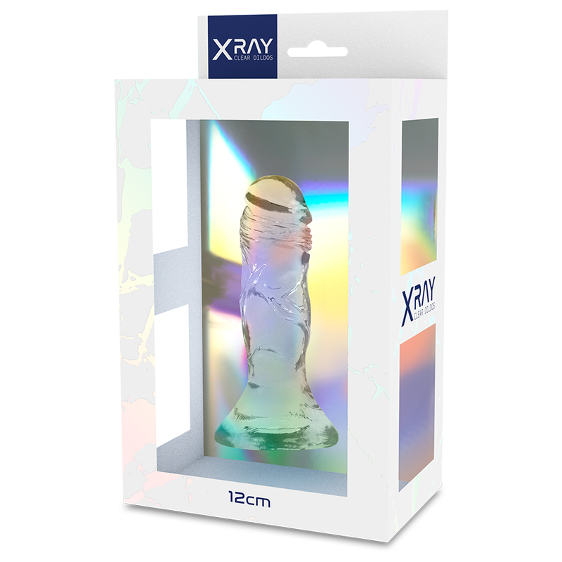 X Ray Harness + Clear Cock 12 Cm -O 2.6 Cm | Niks.fi verkkokauppa