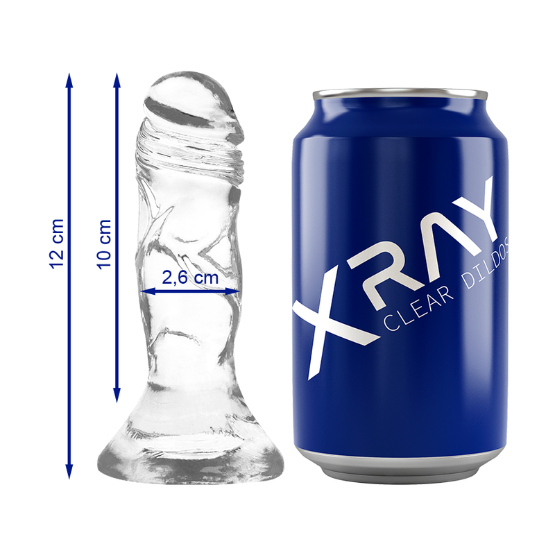 X Ray Harness + Clear Cock 12 Cm -O 2.6 Cm | Niks.fi verkkokauppa