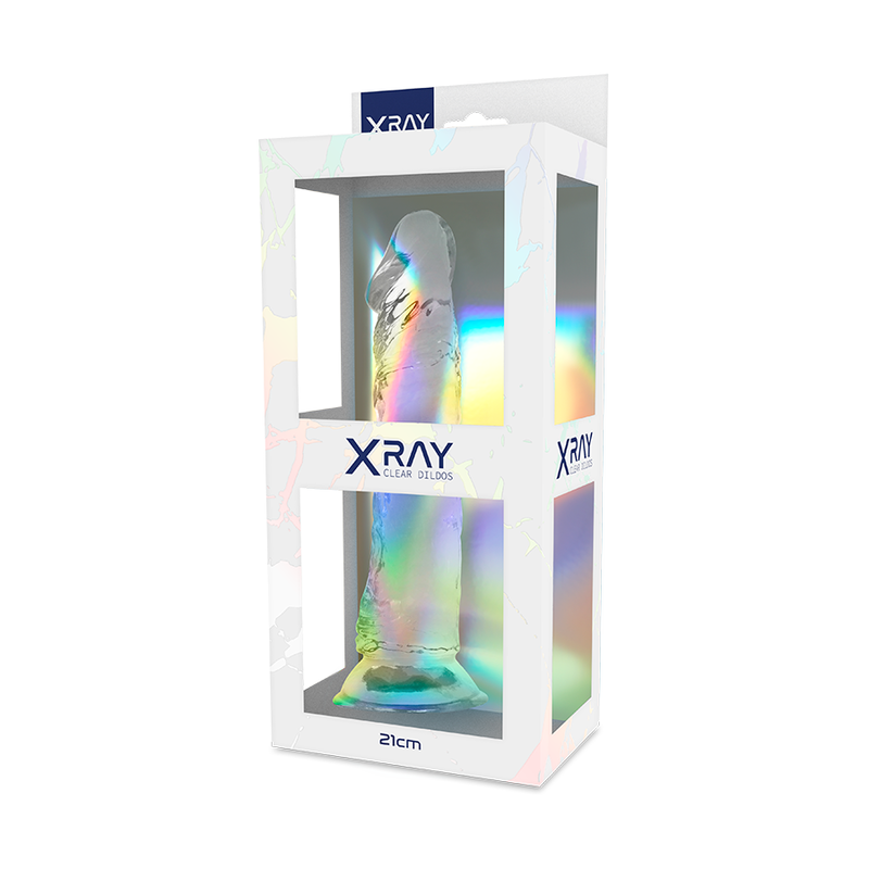 X Ray Harness + Clear Cock 21 Cm -O 4 Cm | Niks.fi verkkokauppa