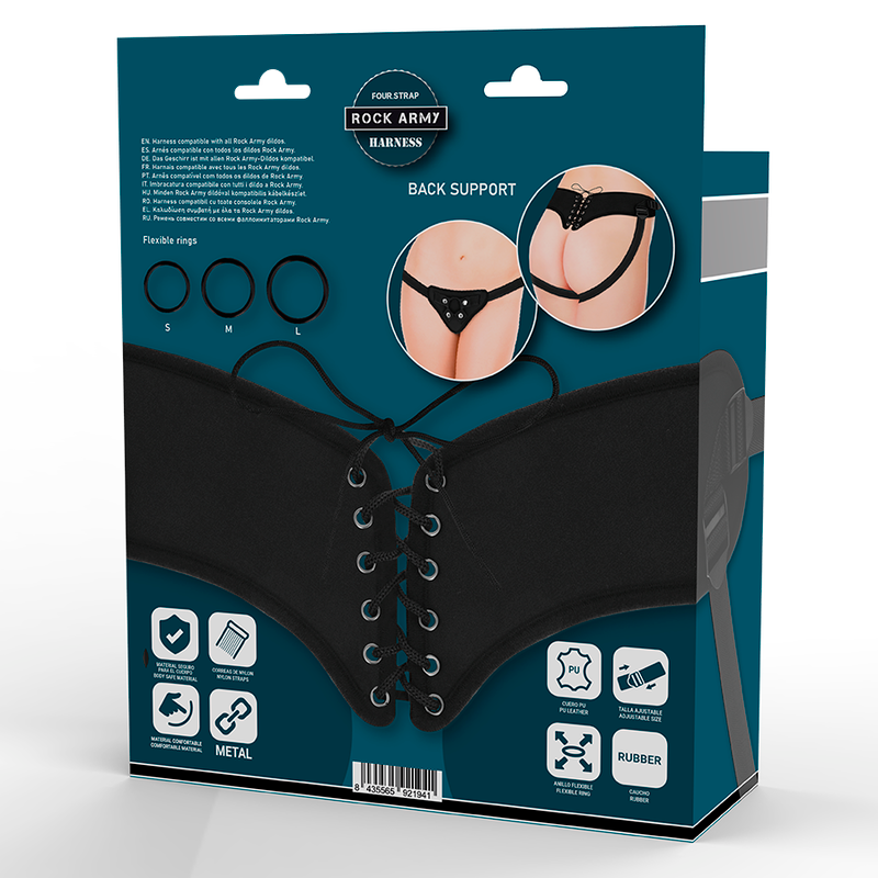 Rockarmy Adjustable Harness And Flexible Rings | Niks.fi verkkokauppa