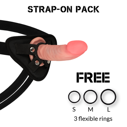 Rockarmyharness + Dual Density Tiger Realistic Dildo 14 Cm -O4.46 Cm | Niks.fi verkkokauppa
