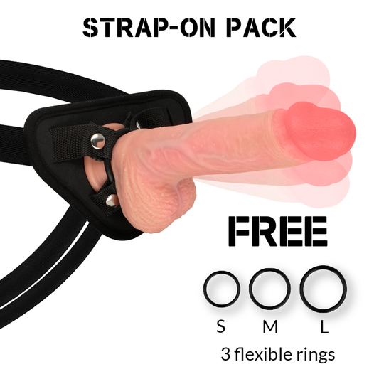 Rockarmyharness + Hawk Rotator And Vibrator 22 Cm -O4.6 Cm | Niks.fi verkkokauppa