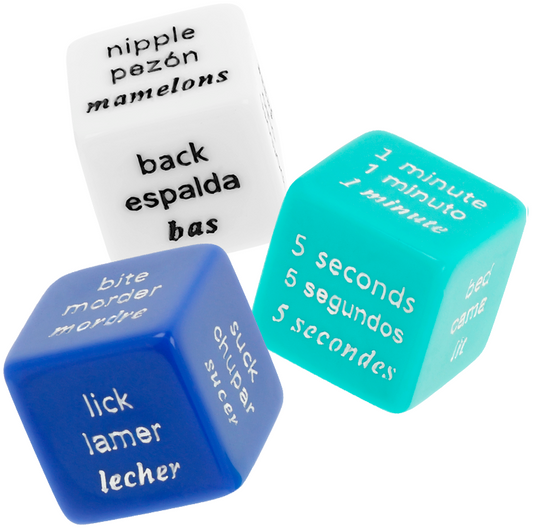 WATERFEEL EROTIC DICE GAME ES/FR/EN | Niks.fi verkkokauppa