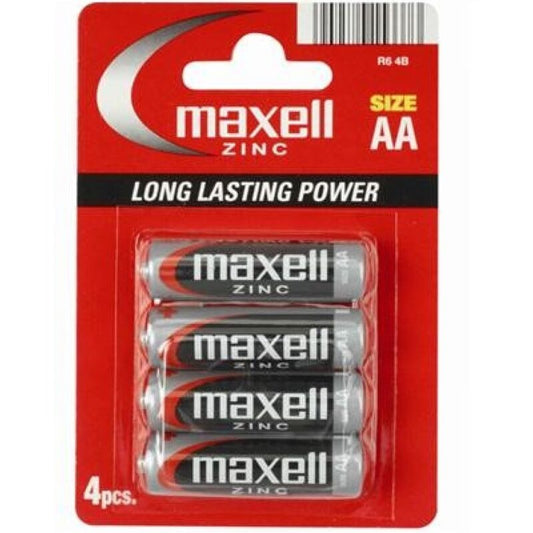 Maxell Pila Salina Manganeso Aa R6 * 4 Units | Niks.fi verkkokauppa