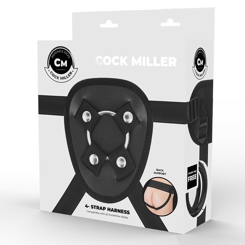 Cock Miller Adjustable Harness & Rings | Niks.fi verkkokauppa