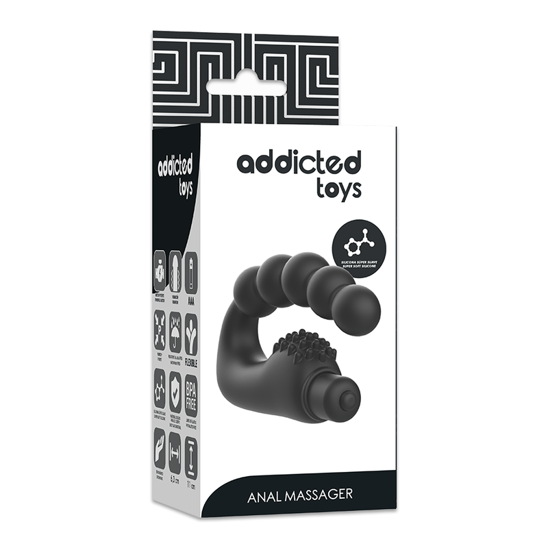 Addicted Toys Anal Massager Prostatic With Vibration | Niks.fi verkkokauppa