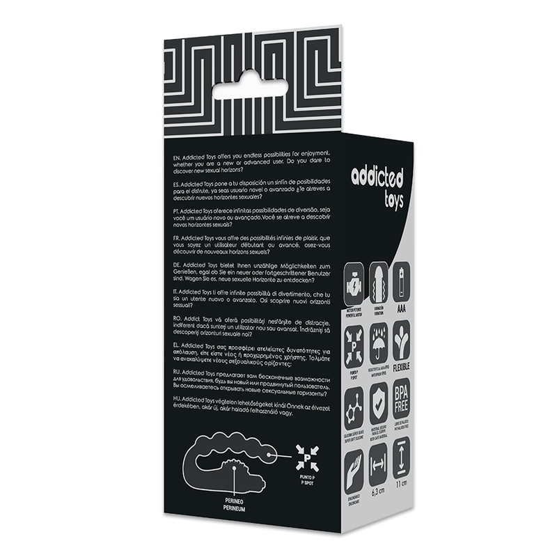 Addicted Toys Anal Massager Prostatic With Vibration | Niks.fi verkkokauppa