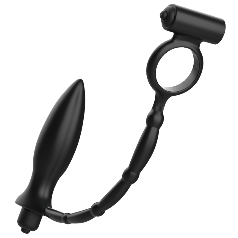 Addicted Toys Anal Plug With Vibratory Ring | Niks.fi verkkokauppa