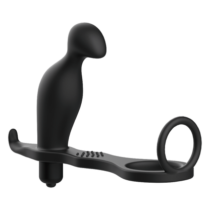 Addicted Toys Anal Plug With Black Silicone Ring 12 Cm | Niks.fi verkkokauppa