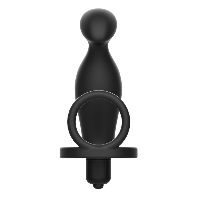 Addicted Toys Anal Plug With Black Silicone Ring 12 Cm | Niks.fi verkkokauppa