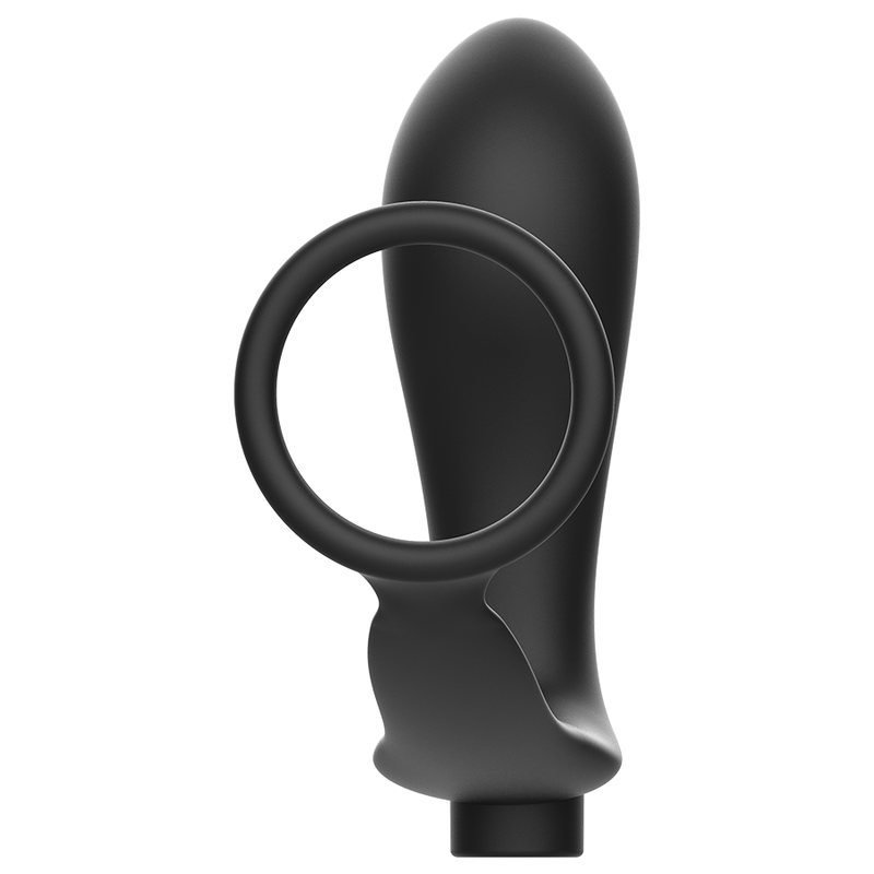 Addicted Toys Penis Ring With Remote Control Anal Plug Black Rechargeable | Niks.fi verkkokauppa